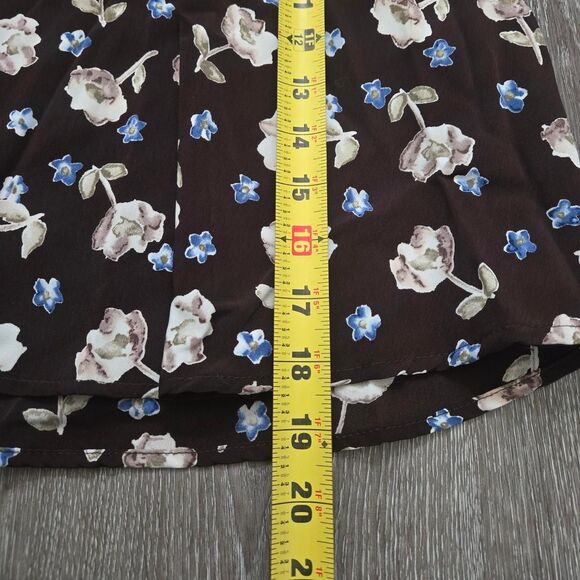 Y2K My Michelle Bohemian floral brown Mini Flowy skirt - Picture 8 of 13